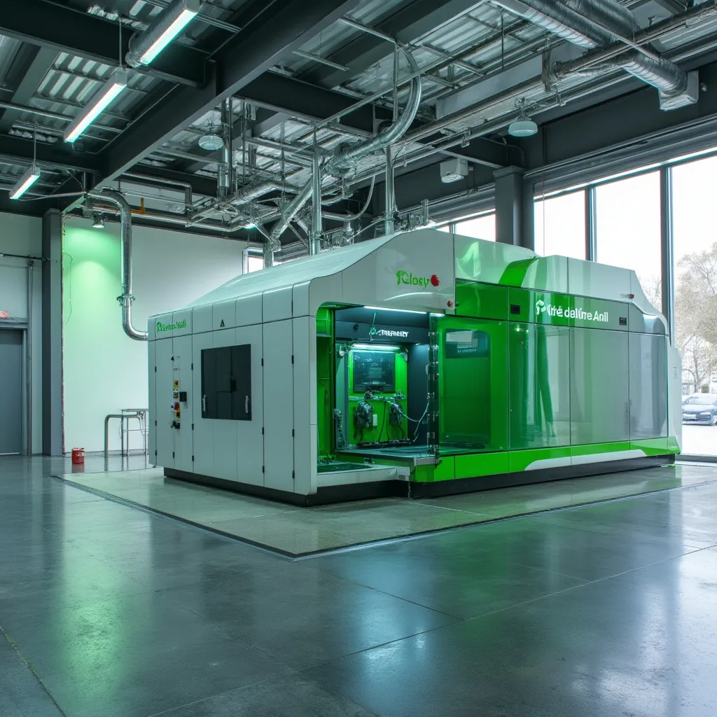 Neue umweltfreundliche Reinigungsmaschine